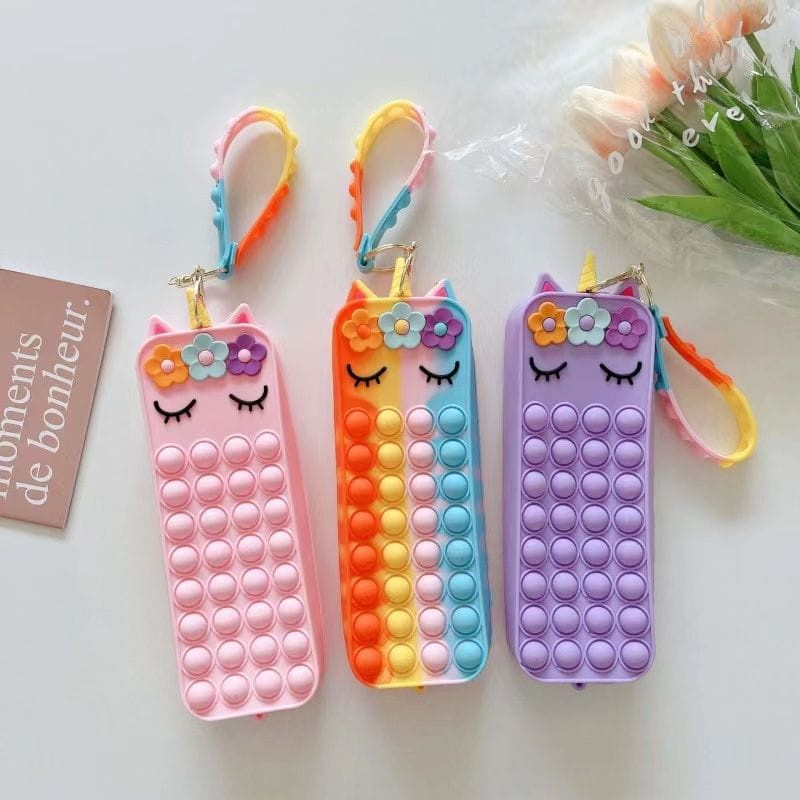 

JH8 Bahan Tebal dan Free Lampu LED - Pencil Case Pop It PX 770 Tempat Pensil Pop It Lucu - Tempat