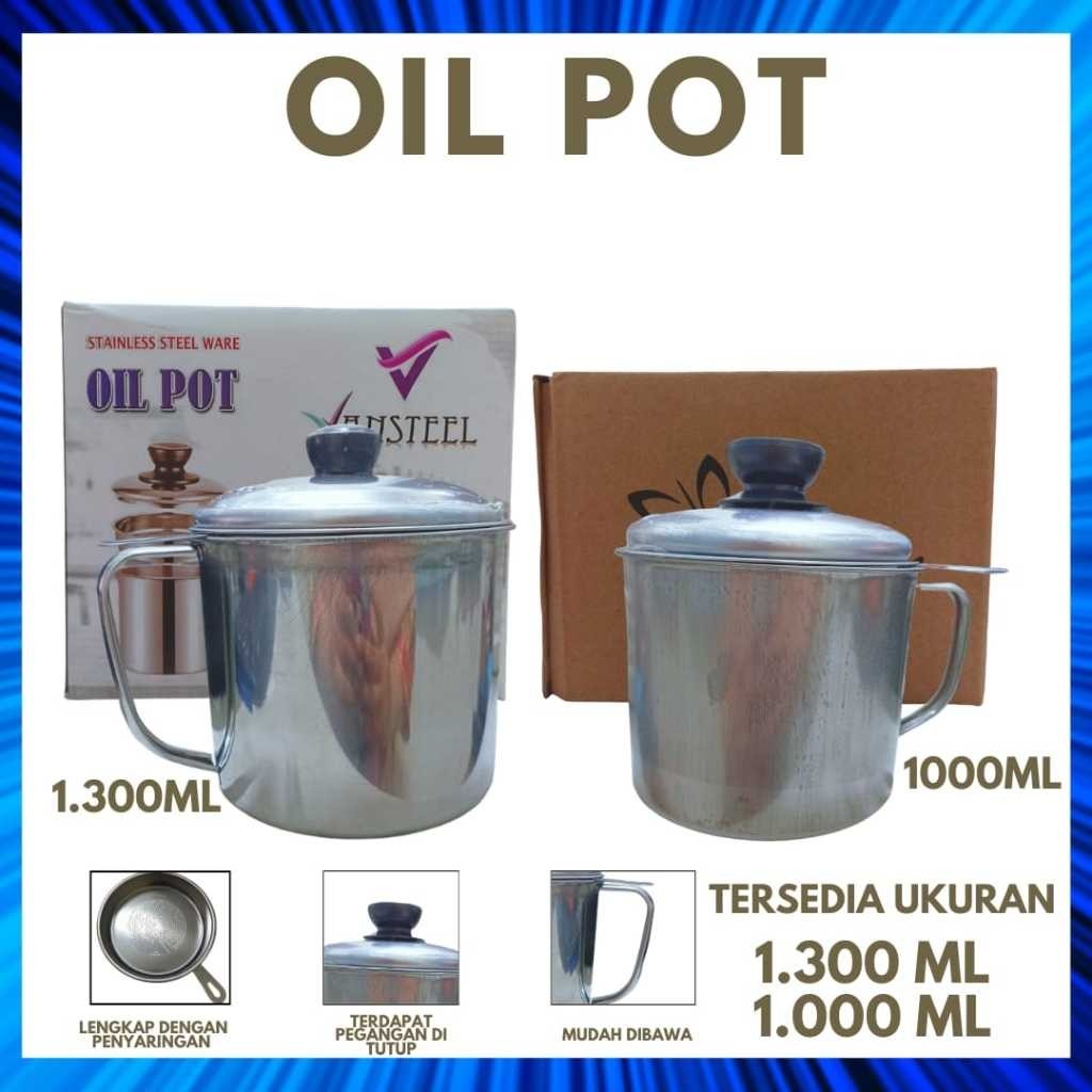 Saringan Estetik Kain Halus Gorengan Stainless Multifungsi Teh B0P4 Minyak Goreng Penggorengan Santa