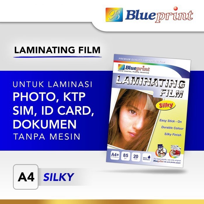 

JH8 Blueprint BP-SFA485 Laminating Silky Film A4