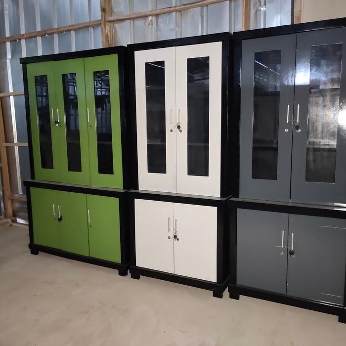 Rak Buku/Rak Serbaguna/Lemari Buku 3Pintu