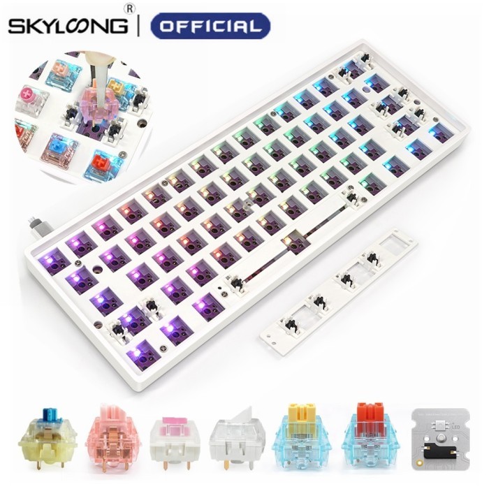 SKYLOONG GK61 GK61X GK61XS 60% Mini Mechanical Keyboard Kit Custom