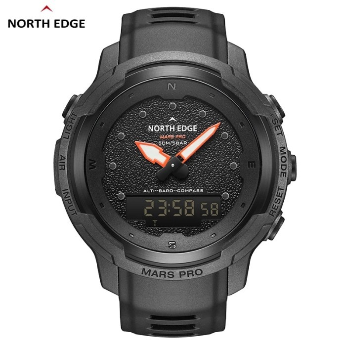 NORTH EDGE MARS Pro Men's Sports Digital Watch Military Army Carbon