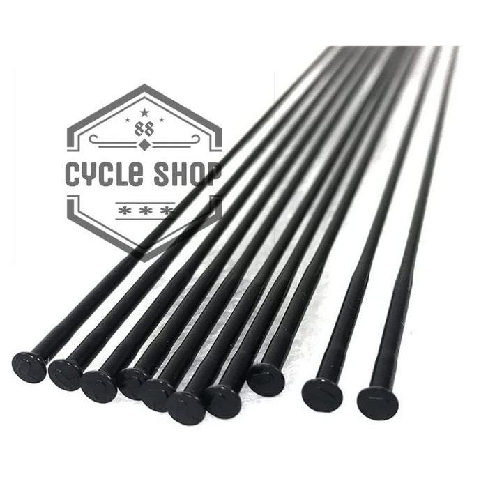 Pillar Spoke Triple Butted Straight Pull Black Oxide + Nippel