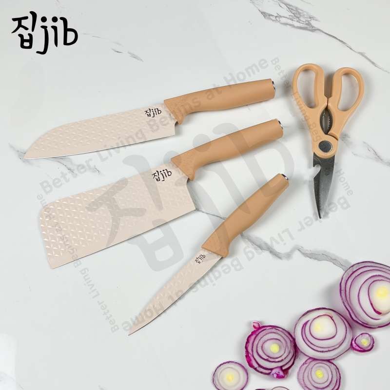 Jib Diamond Knives Set / Knife Set Diamond Anti Karat / Pisau Dapur Multifungsi Anti Lengket