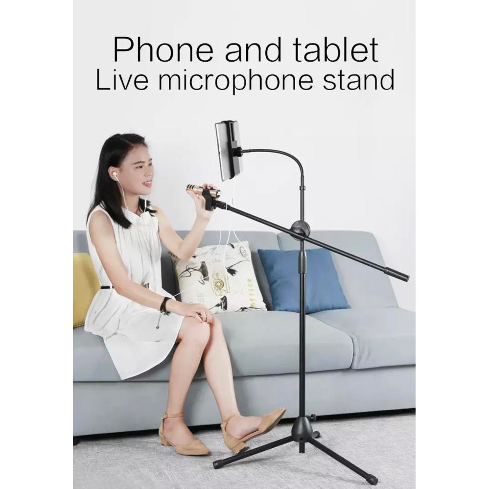 Tripod hp mic/tripod tablet mic/tripod microphone/microphone stand/mic
