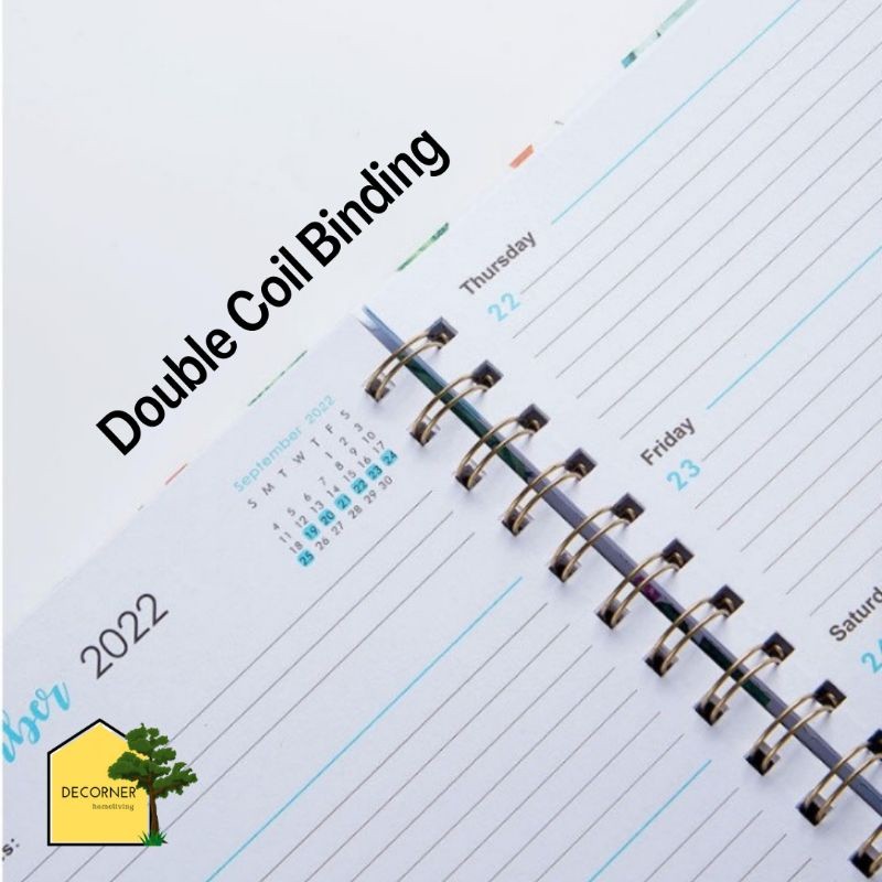 

Buku Binder Planner 2022 Notebook A5 Jurnal Diary Tahun Baru Kado Sahabat Pacar Buku Catatan Spiral