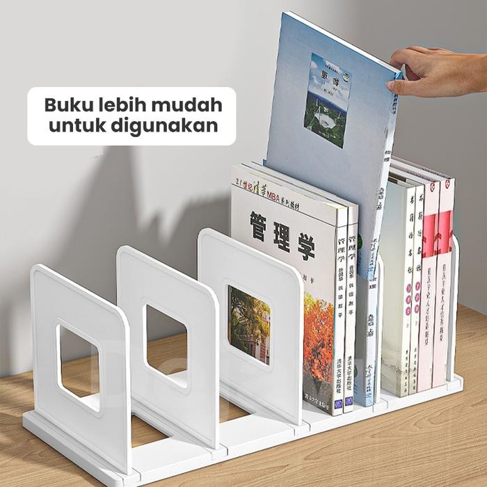 

Promo Dejavu Rak Buku Sekat Organizer Penyimpanan Meja Rak Box File Hsb737 Terlaris