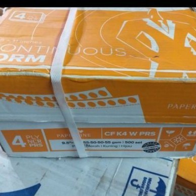 

Kertas Continuous Form 9.5 x 11" 4ply Bagi 2 (PRS) - Paper