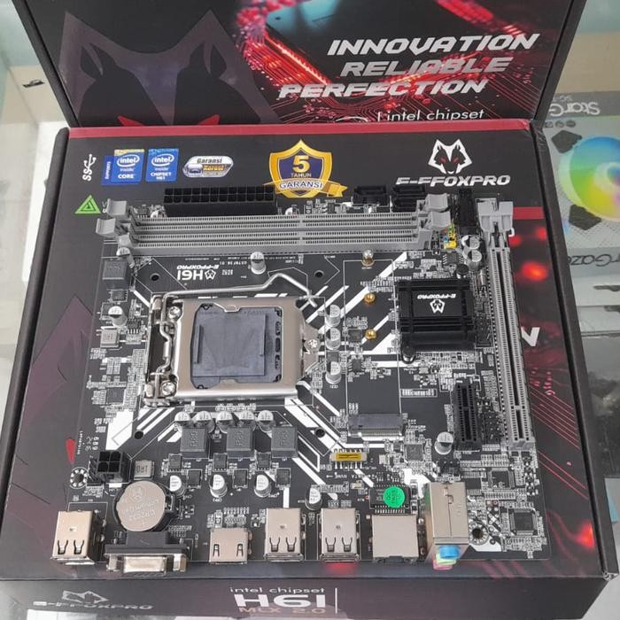 MOTHERBOARD EFFOXPRO H61 SOCKET 1155