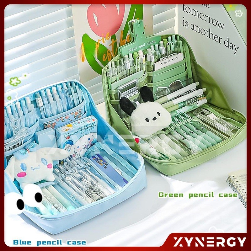 

Tempat Pensil Kanvas Kapasitas Besar 12 Lapis ZHIBIGE Tas Penyimpanan Alat Tulis Serbaguna