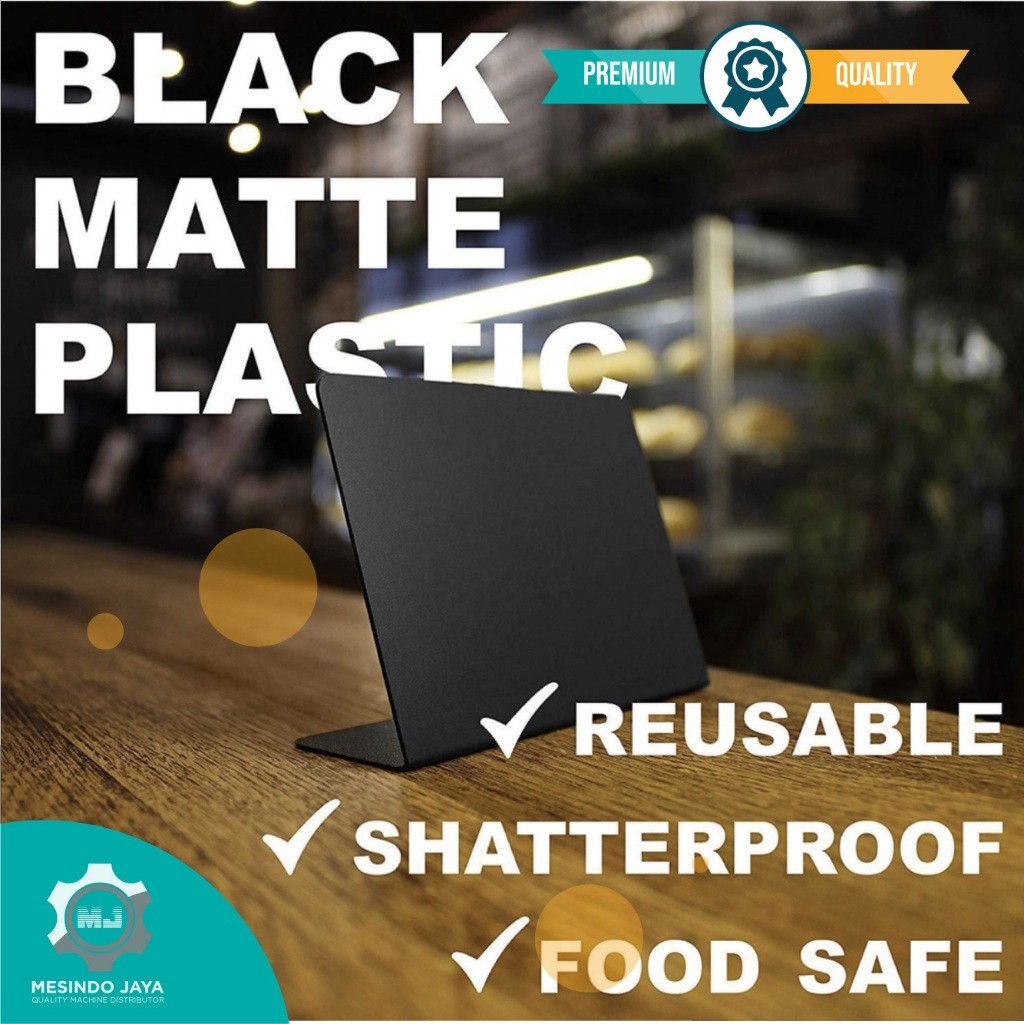 

Papan Tulis Meja Kecil / Nomor Meja Cafe 5 Pcs / Chalkboard Food Tag / Mini Serba Guna / Label