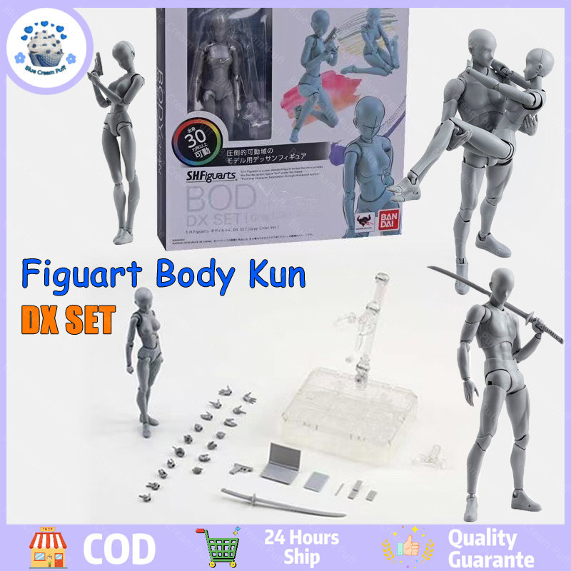 Fuarts Body Kun / Chan DX Set Model Boneka Pria dan Wanita Dapat dunakan sebagai Model Alat Lukis