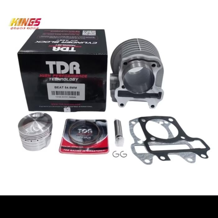 BORE UP BLOK SEHER FORGED PISTON 54,5MM BEAT SCOOPY SPACY KARBU FI TDR