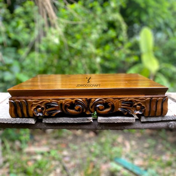 PREMIUM Meja Bonsai Kontes Ukiran Jati Jepara