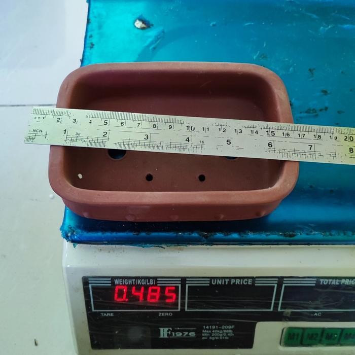 PREMIUM YiXing Zisha Drum Square Bonsai Pot