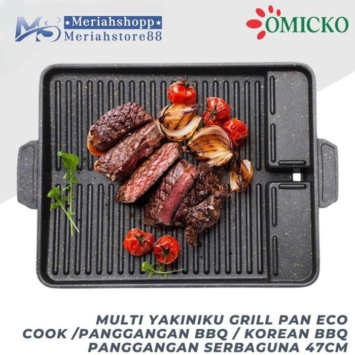 PREMIUM YAKINIKU UGO KOREAN BBQ Grill Pan Plate Alat Panggang Pemanggang Marbl