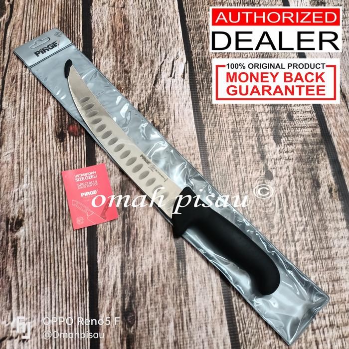 PREMIUM Pisau Sembelih PIRGE TURKEY BUTCHER CIMETER 26 CM 39622 FLUTED HITAM