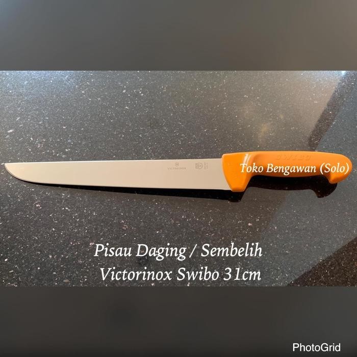 PREMIUM Pisau Daging / Sembelih VICTORINOX Swibo 31 cm 5.8431.31