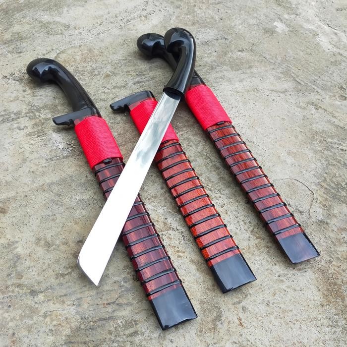 PREMIUM Golok sembelih super baja D2 SLD gagang Tanduk