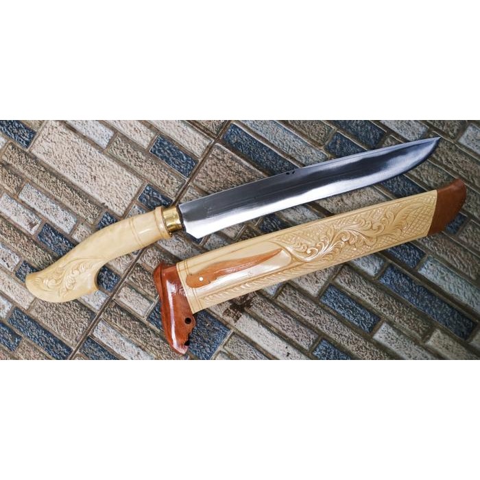 PREMIUM GOLOK SEMBELIH SAPI SUPER TAJAM UKIR KOPI