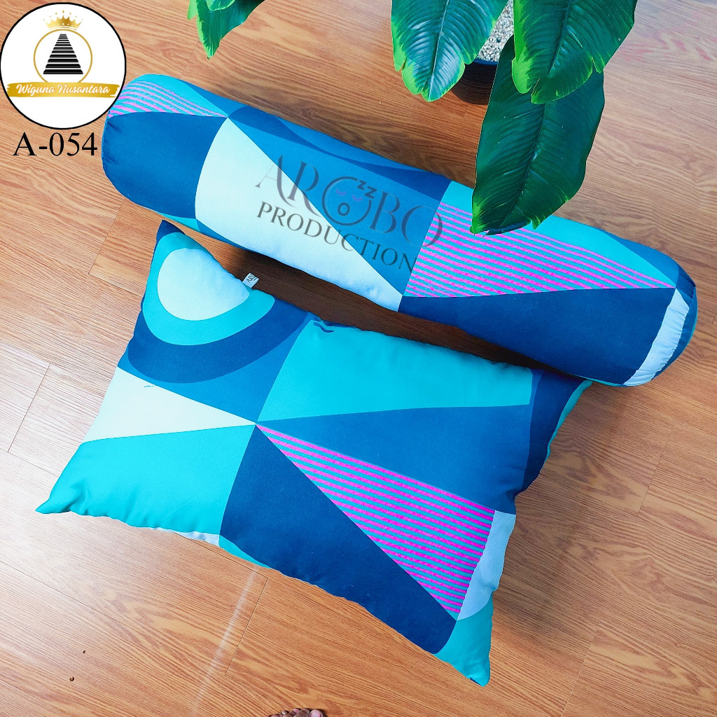 S3NdToday,,Set 1 Bantal dan 1 Guling Tidur Dewasa Super Empuk -good