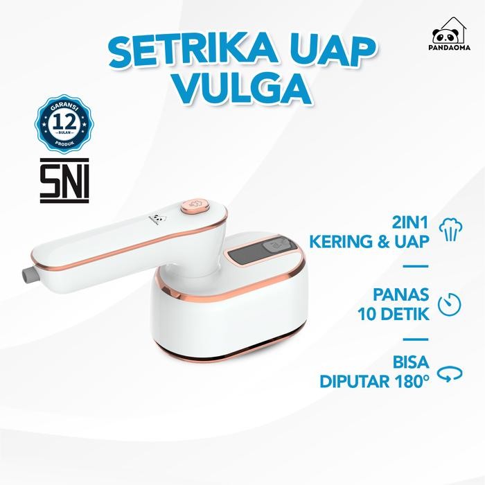 Pandaoma Setrika Uap Vulga Setrika 2in1 Setrika Mini Setrika Portable