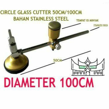Alat Jangka Pemotong Kaca lingkaran 36050cm / Circle Glass Cutter 36050cm