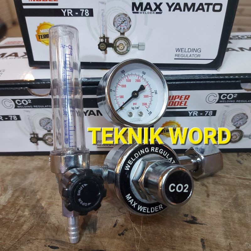 REGULATOR GAS CO2 MAX YAMATO / REGULATOR CO2 MAX YAMATO REGULATOR GAS CO2