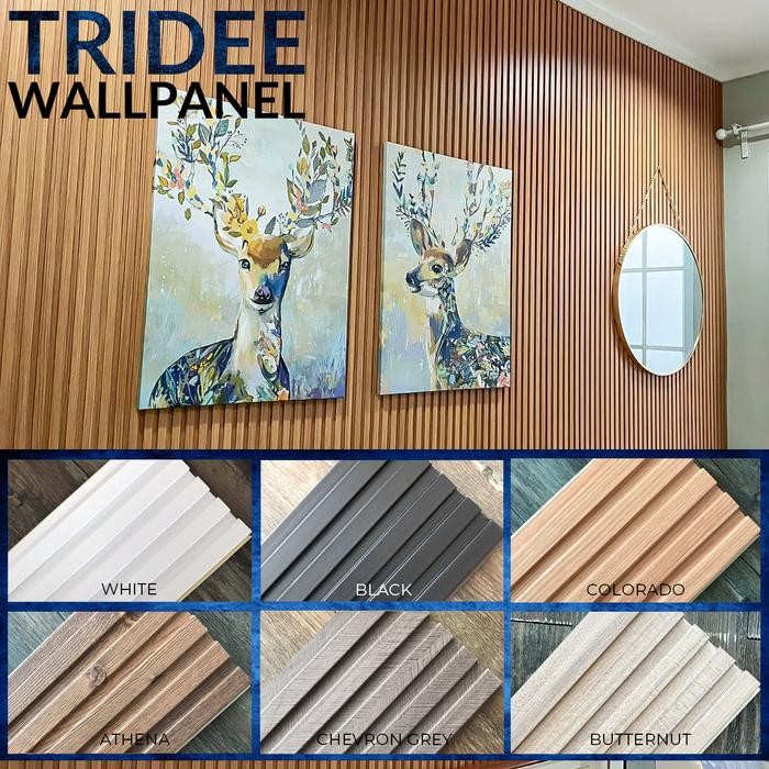 [ REDY ] WOOD PANEL WPC TRIDEE WALLPANEL