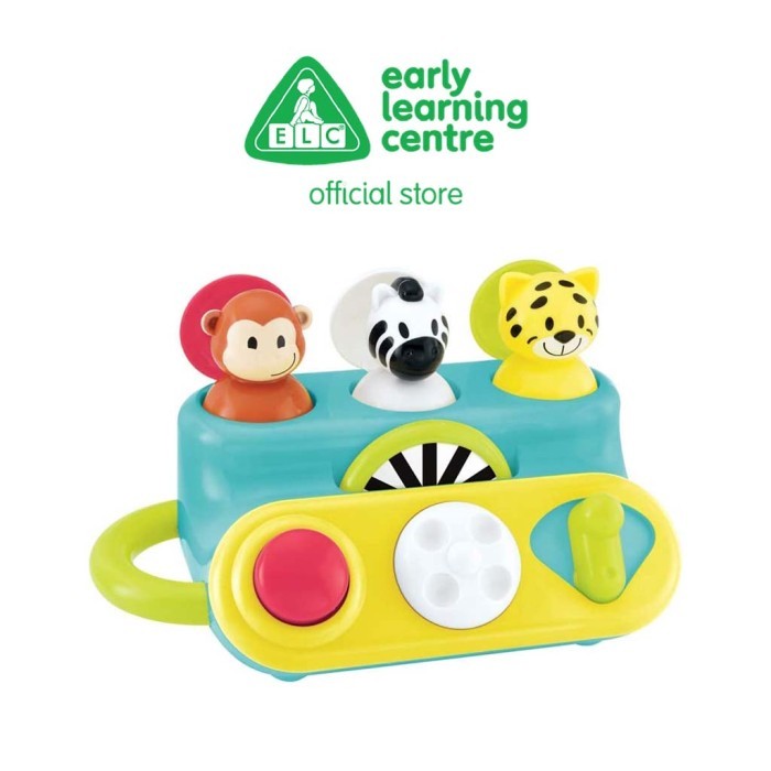 BBshOp,- ELC Pop Up Jungle Animal - Mainan Edukasi Anak Bayi