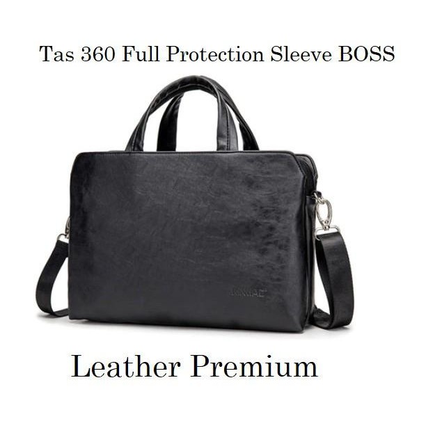 Laptop Asus ZenBook Pro Duo UX581 Tas Selempang Sleeve Leather B