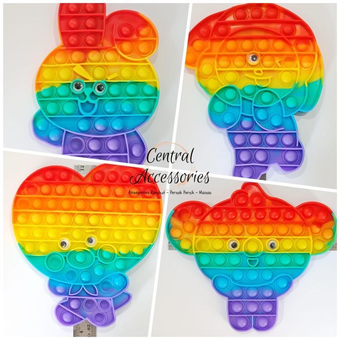 00Hoby00- POP IT JUMBO BTS BT21 20 CM MAINAN ANAK