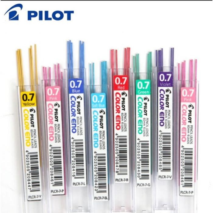 

Ready JT Isi Pensil Mekanik Pilot ENO-G 0.7mm Warna Warni / Pencil Lead PL-CR7