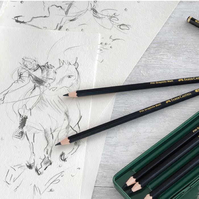 

Ready JT Faber-Castell Pitt Graphite Matt Pensil Satuan