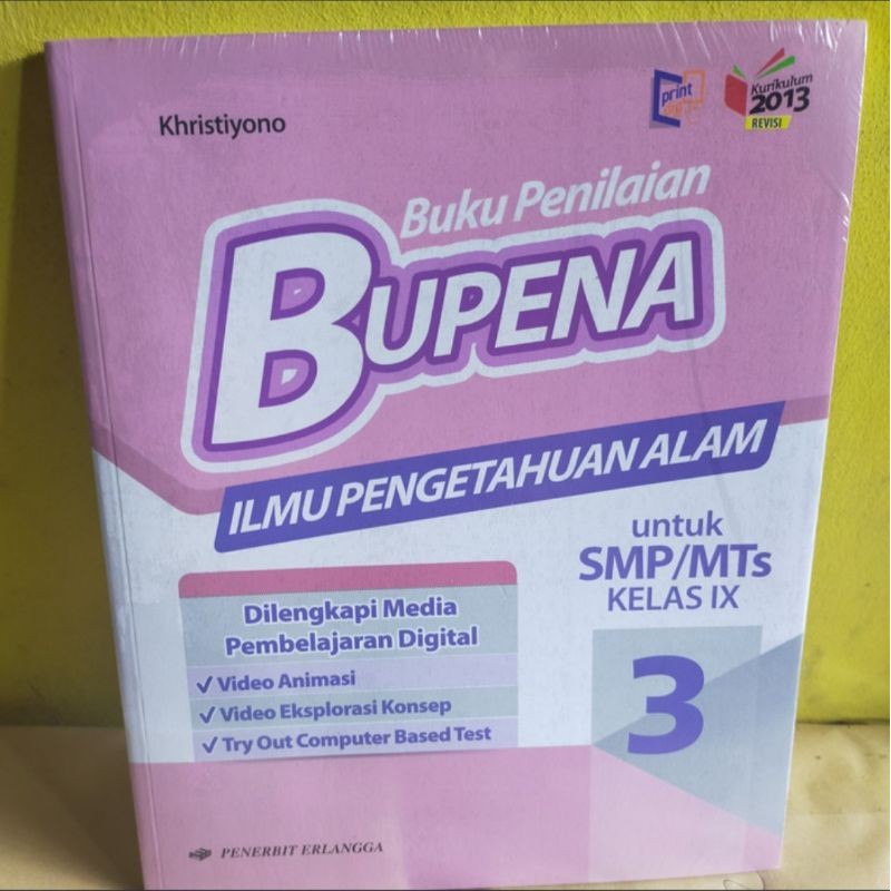 Buku SMP Bupena IPA Kelas 9 Revisi Erlangga