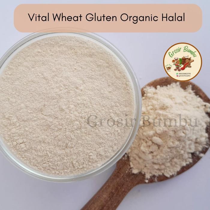 

Terlaris- Ready Vital Wheat Gluten Organic Halal 1Kg Vital Wheat Gluten Organik