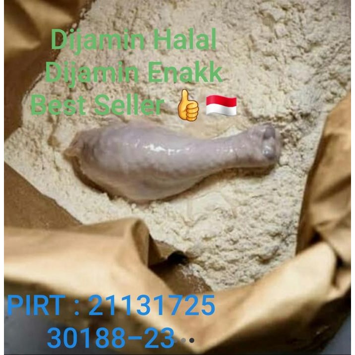 

Terlaris- Batter Breader Mix 2,5Kg/Halal-Tepung Kentucky Siap Pakai