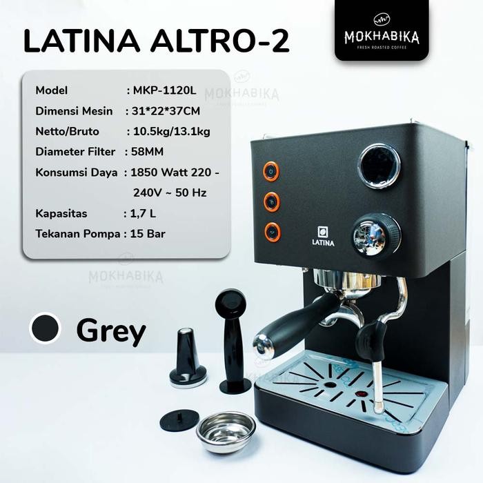 Mesin Kopi Espresso Latina Altro PID Single Boiler Semi Pro