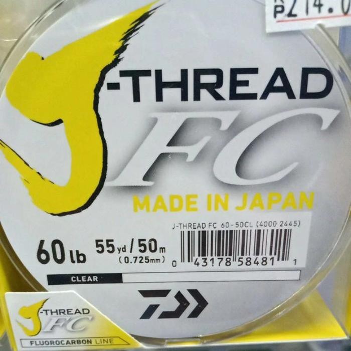Senar Pancing Leader Daiwa J-Thread Fc 50M Senar Fluoro Carbon