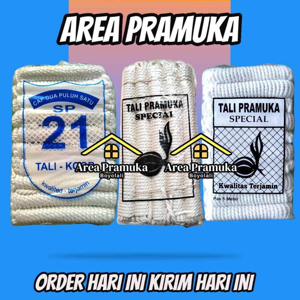 

1 pack tali pramuka 5 meter