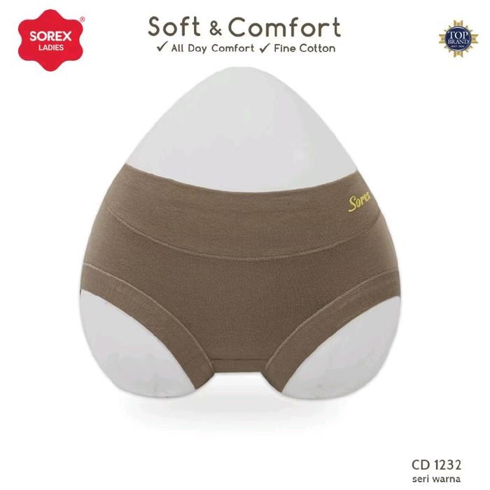 6pcs_ celana dalam sorex 1232 & cd sorex 1228 wanita dewasa cd sorex wanita midi Katun