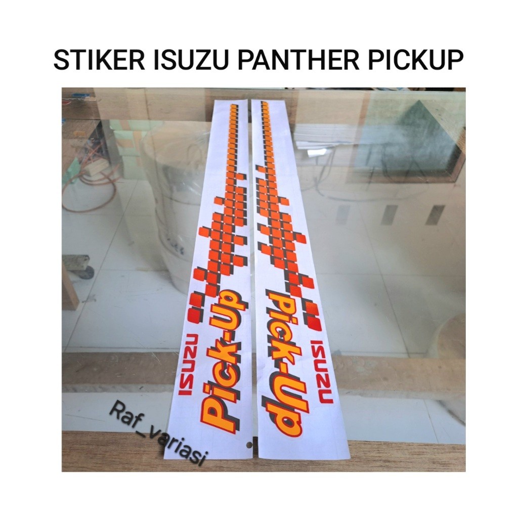 Stiker Panther pick up / Sticker isuzu Panther panter pickup pick up