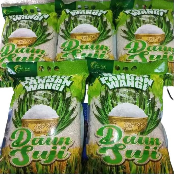 

Terlaris- Beras Pandan Wangi Daun Suji 4,4Liter - Makanan Beras