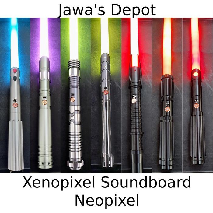 Custom Lightsaber FX Star Wars - Xenopixel soundboard + Neopixel LED