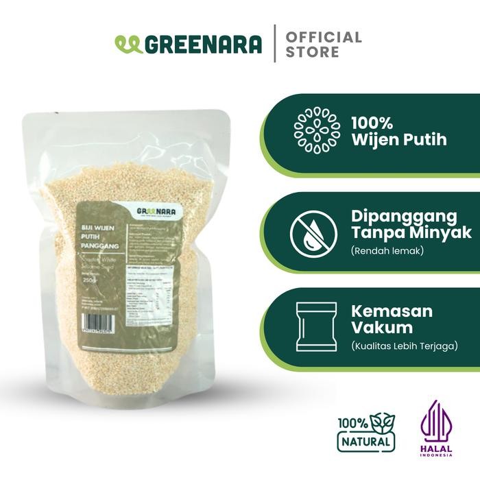 

Wijen Putih Panggang 250gr / Roasted White Sesame Seed