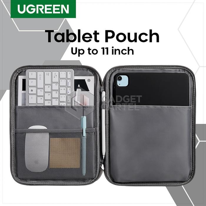 Kaisar.store5 UGREEN 90435 SARUNG TEMPAT TAS IPAD TAB TABLET POUCH STORAGE BAG