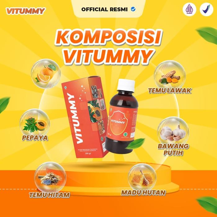 

Terlaris- 1 Botol Madu Herbal Vitummy Suplemen Makan Madu Untuk Anak