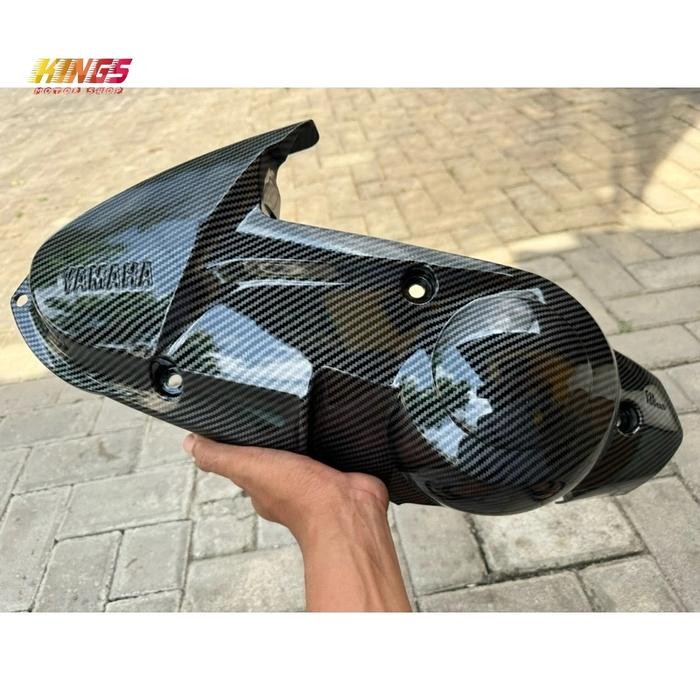 COVER TUTUP BAK CVT CARBON YAMAHA NMAX OLD NMAX155 TAHUN 2016-2019