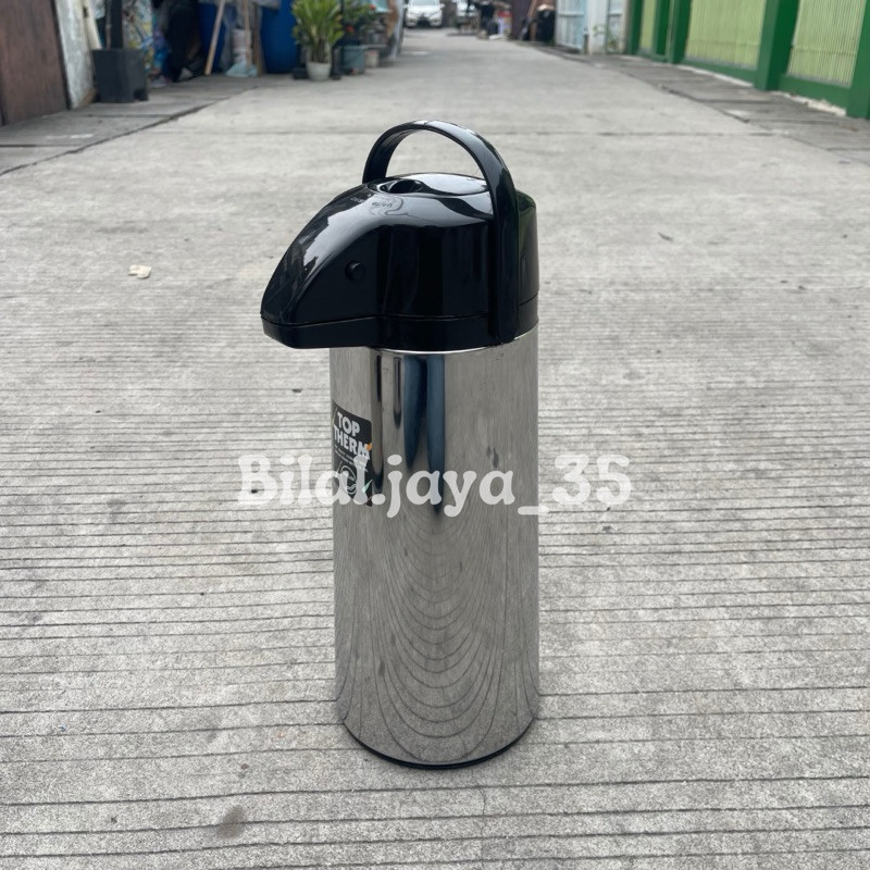 Termos Air Panas Body Stainless 2 Liter, 2,5 Liter, 3,2 Liter Sunflask Termos Pencet / Termos