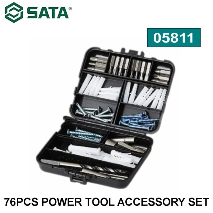 SATA 05811 Aksesoris Power Tool 76Pcs Power Tool Accessory Tools